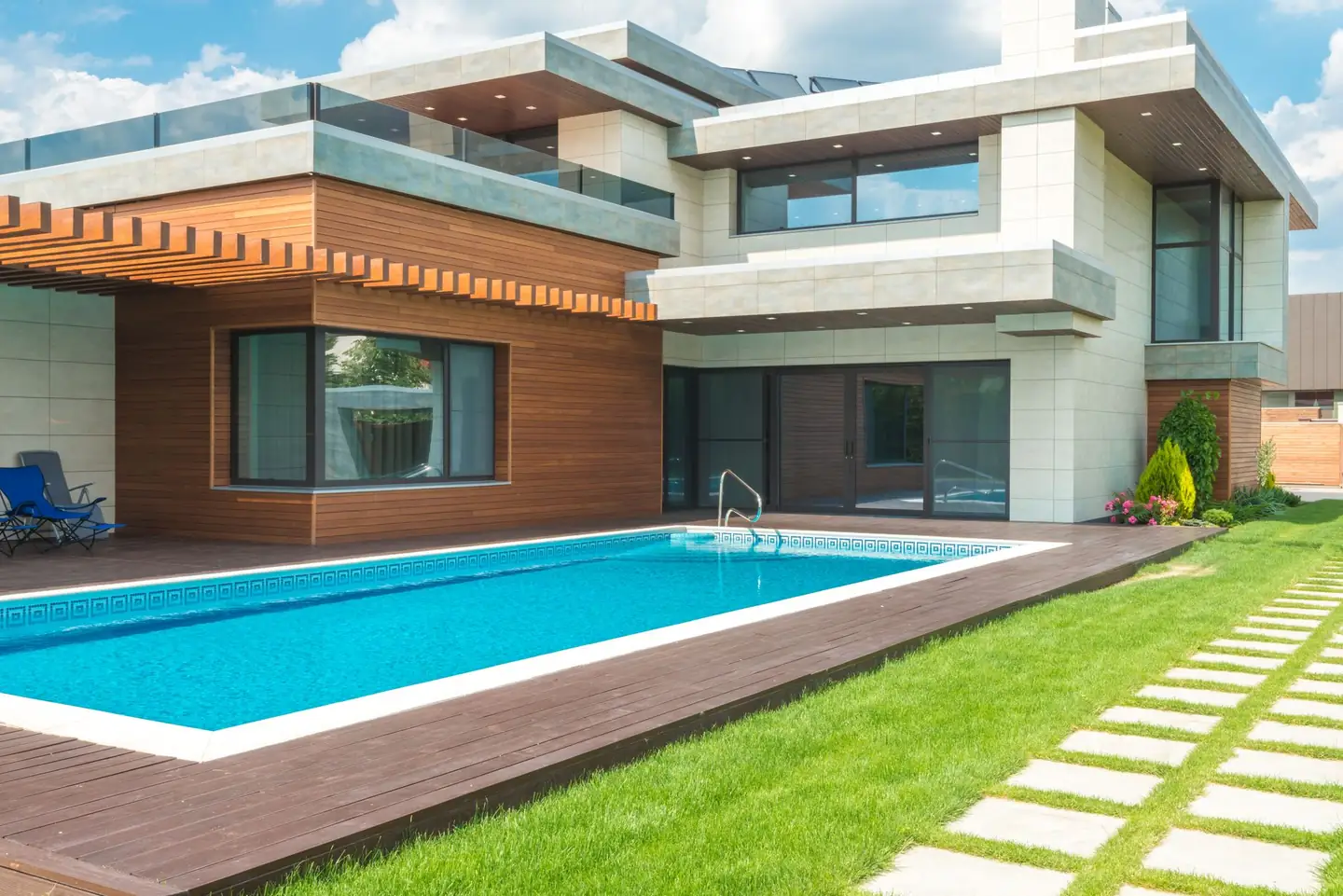 Swimming pool built in Chillingham, NSW